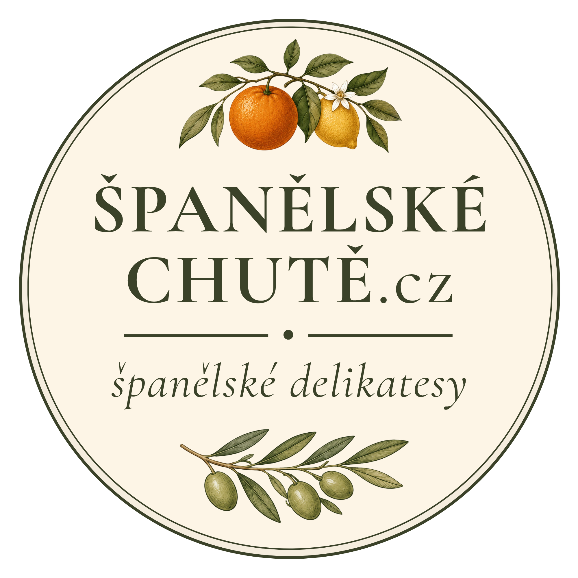 Logo Španělské chutě.cz – španělské olivové oleje a delikatesy