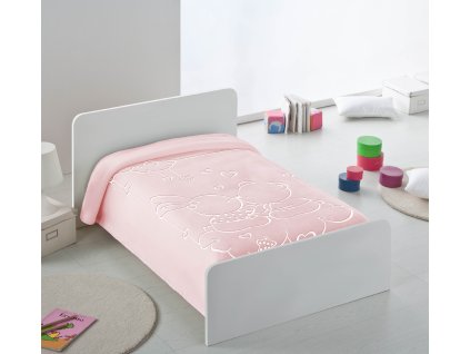 Dětská španělská deka Piel 110 x 140 cm - Kiss - více barev