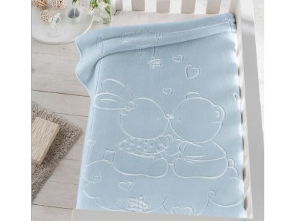 Dětská španělská deka Piel 80 x 110 cm - Kiss - více barev