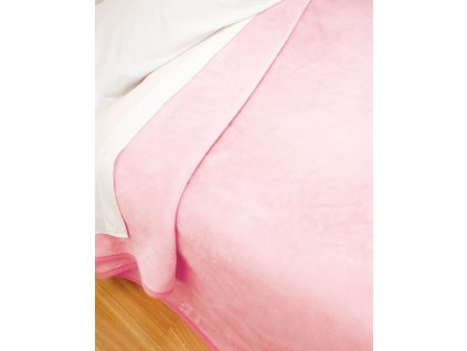 Španělská deka Piel Lisa 220 x 240 cm růžová