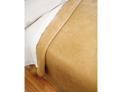 Španělská deka Piel Lisa 220 x 240 cm světle norková