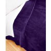 Španělská deka Piel Lisa 160 x 240 cm tmavá fialová