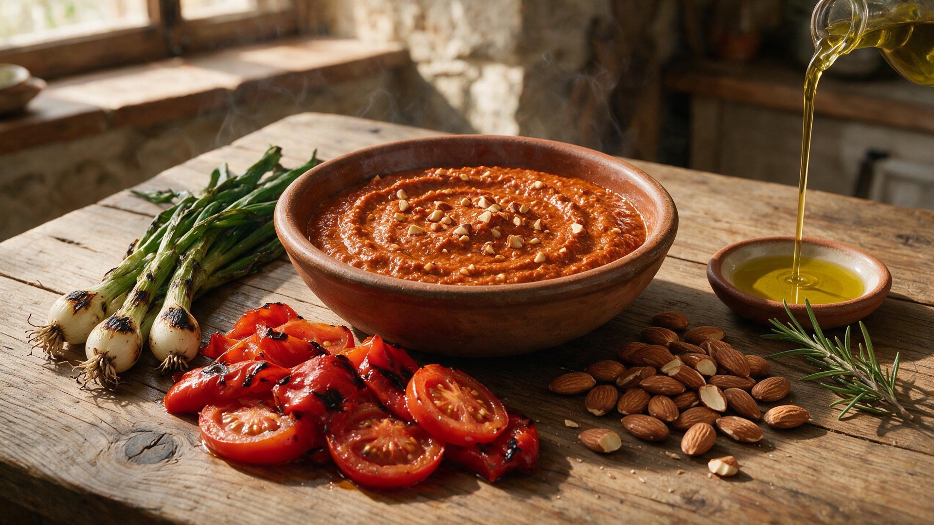 Romesco: kouřová katalánská omáčka z mandlí a pečených paprik