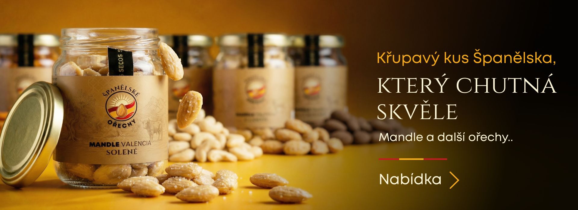 Křupavá chuť Španělských ořechů