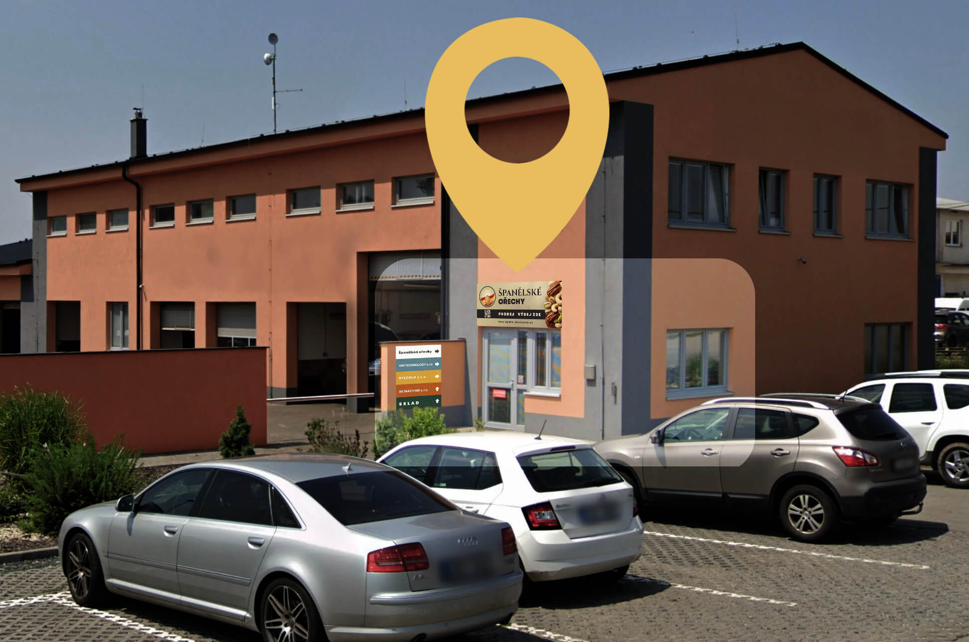 Sklad Španělské ořechy Hodonín