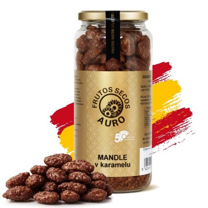 Mandle v karamelu 400g