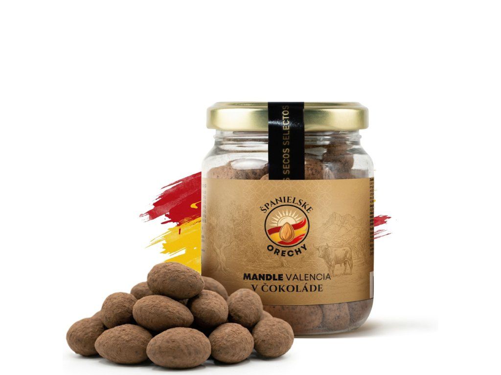 Mandle Valencia v čokoláde 125 g