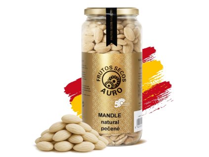 Mandle natural nepečené 440g