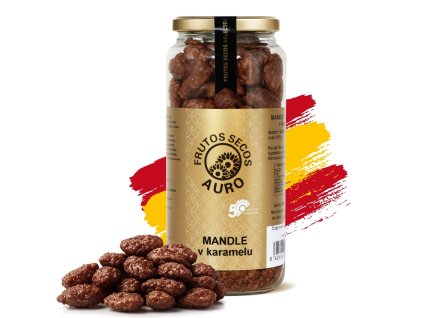 Mandle v karamelu 400g