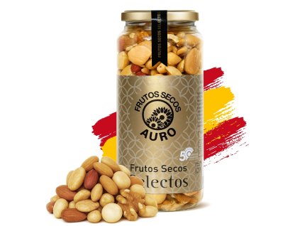 Spanelské orechy Mix natural 400 etiketa