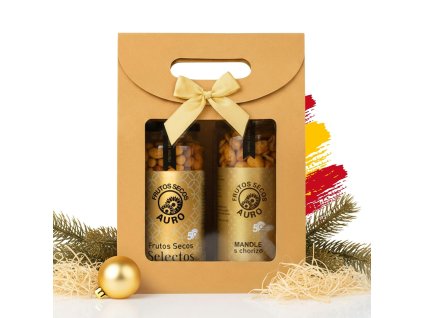 Velká dárková taška španělských ořechů 2 větší balení