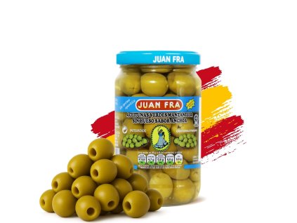 Juan Fra zlene olivy sklenička 320g