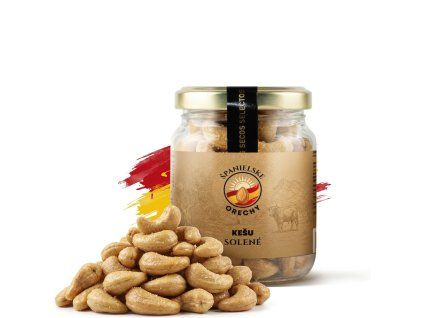 Pražené kešu solené (125 g)