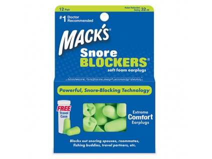 Mack's Snore Blockers špunty proti chrápání