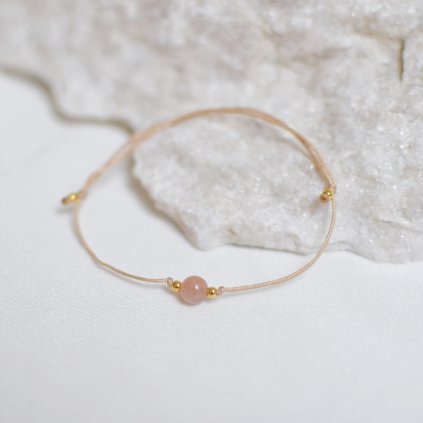 Náramek SLUNEČNÍ KÁMEN korálek