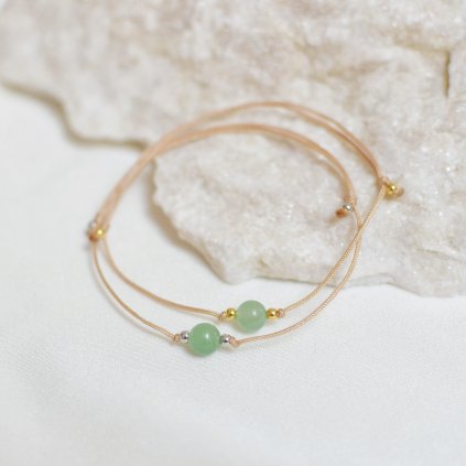 Náramek AVANTURÍN korálek