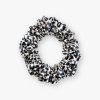Malá saténová scrunchie gumička - Leopard