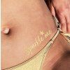 Złoty letni tatuaż do bikini – 2 szt.  Dodatek, który podkreśli blask Twojego kostiumu kąpielowego
