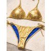gold bikini set trendy plavky 2026 2027