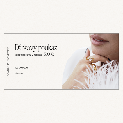 Tištěný dárkový poukaz