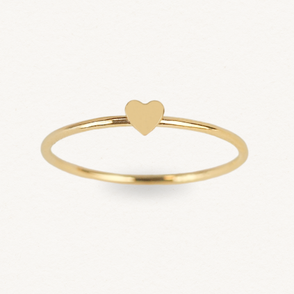 Prstýnek se srdíčkem