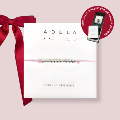 Náramek Morseovka na šňůrce