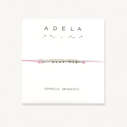 Náramek Morseovka na šňůrce