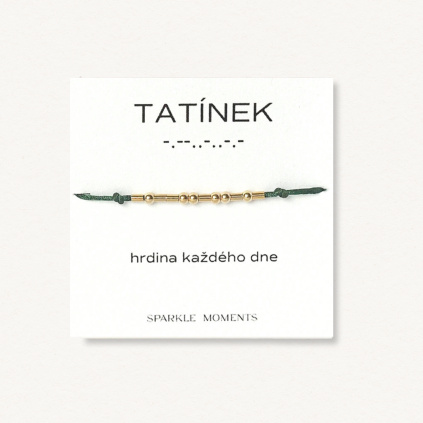 Náramek Morseovka Táta