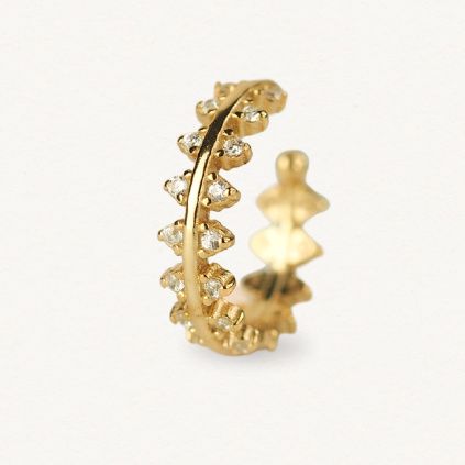 Ear cuff Korunka se zirkony (1 ks)