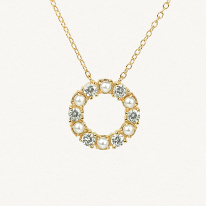 Náhrdelník Karma s perlami