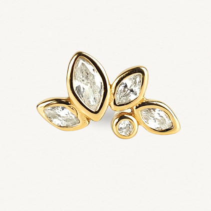 Náušnice Květy (1ks)