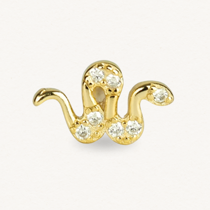 Náušnice Had (1 ks)