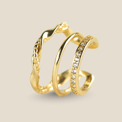 Ear Cuff Trio (1 ks)