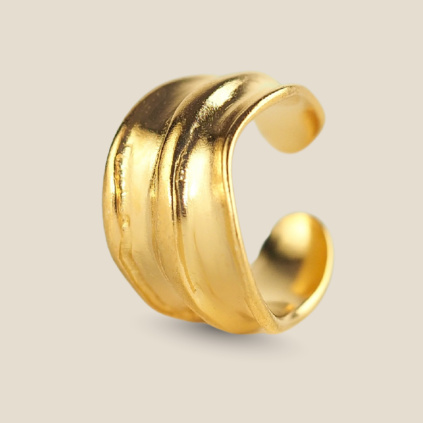 Ear Cuff Organická - široký (1 ks)