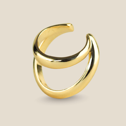 Ear Cuff Simple dvojitý (1 ks)