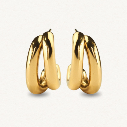 Náušnice Simple Duo