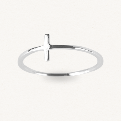 Prstýnek s křížkem