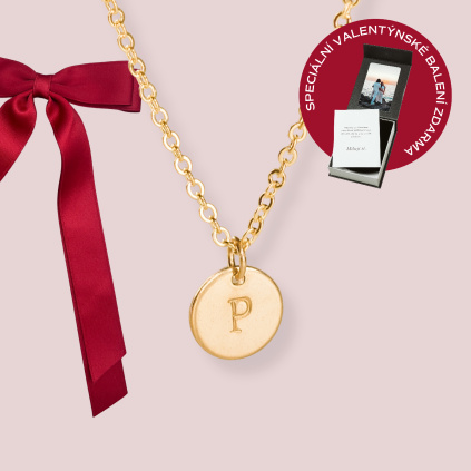 Náhrdelník s ražbou číslic a písmen