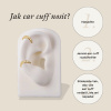Ear cuff Croissant (1 ks)