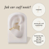 Ear Cuff barevný (1 ks)