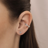 Ear cuff Korunka se zirkony (1 ks)