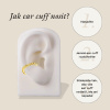Ear Cuff Jiskra (1 ks)