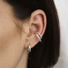 Ear Cuff Minimal Propletený (1 ks)
