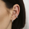 Ear Cuff Simple Propletený (1 ks)