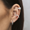 Ear Cuff Organická - široký (1 ks)