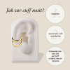 Ear Cuff Simple dvojitý (1 ks)