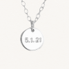 Náhrdelník s ražbou číslic a písmen