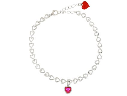 Stříbrný náramek Cuori Milano Night Secret