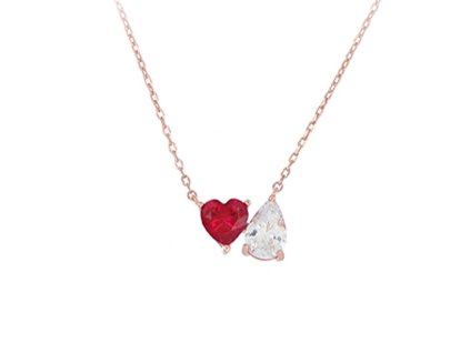 Stříbrný náhrdelník Cuori Milano Insieme