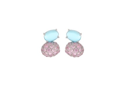 Stříbrné náušnice Cuori Milano Queen Bee